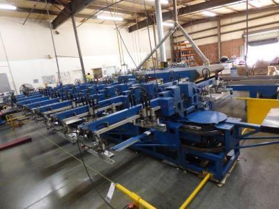 M&R Alpha 8, Oval Automatic Screen Printing Press