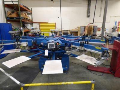 M&R Sportsman EX Automatic Screen Printing press
