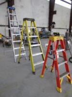 Lot 3 Assorted Ladders