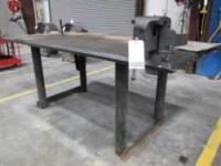 Table Vise with Steel Table