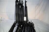 LOT OF LIGHT KIT STANDS BLACK