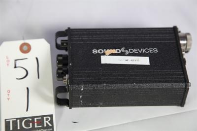 SOUND DEVICES PORTABLE MICROPHONE PREAMPLIFIER