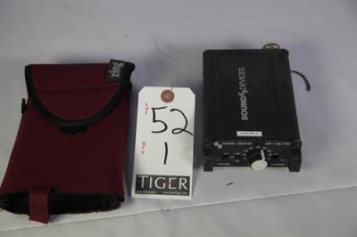 SOUND DEVICES PORTABLE MICROPHONE PREAMPLIFIER