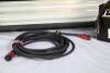 KINO 2 BANK BALLAST RED W/ HEADER CABLE , 4' 2 BANK KINO HOUSING AND MALE PIN MOUNTING BACK PLATE - 3