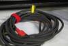 KINO 2 BANK BALLAST RED W/ HEADER CABLE , 4' 2 BANK KINO HOUSING AND MALE PIN MOUNTING BACK PLATE - 3
