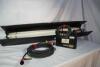 KINO 2 BANK BALLAST RED W/ HEADER CABLE , 4' 2 BANK KINO HOUSING AND MALE PIN MOUNTING BACK PLATE