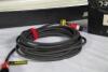 KINO 2 BANK BALLAST RED W/ HEADER CABLE , 4' 2 BANK KINO HOUSING AND MALE PIN MOUNTING BACK PLATE - 3