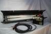 KINO 2 BANK BALLAST RED W/ HEADER CABLE , 4' 2 BANK KINO HOUSING AND MALE PIN MOUNTING BACK PLATE