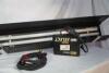 KINO 2 BANK BALLAST RED W/ HEADER CABLE , 4' 2 BANK KINO HOUSING AND MALE PIN MOUNTING BACK PLATE