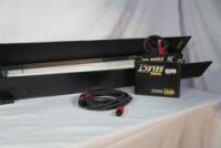 KINO 2 BANK BALLAST RED W/ HEADER CABLE , 4' 2 BANK KINO HOUSING AND MALE PIN MOUNTING BACK PLATE