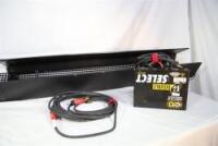KINO 2 BANK BALLAST RED W/ HEADER CABLE , 4' 2 BANK KINO HOUSING AND MALE PIN MOUNTING BACK PLATE