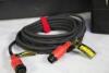 KINO 2 BANK BALLAST RED W/ HEADER CABLE , 4' 2 BANK KINO HOUSING AND MALE PIN MOUNTING BACK PLATE - 3