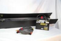 KINO 2 BANK BALLAST RED W/ HEADER CABLE , 4' 2 BANK KINO HOUSING AND MALE PIN MOUNTING BACK PLATE