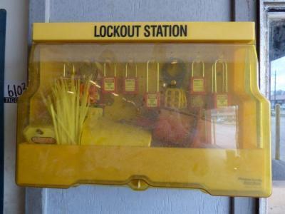 Lockout Station and Earplug Dispenser