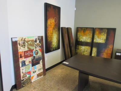 Pieces Painted Canvas Artwork