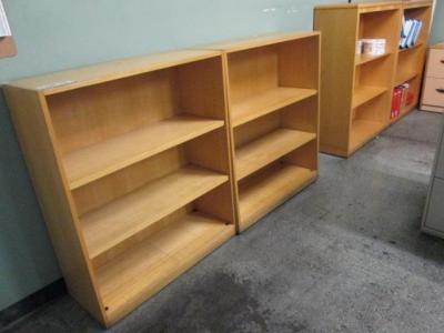 Assorted Wooden Book Shelves