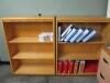 Assorted Wooden Book Shelves - 2