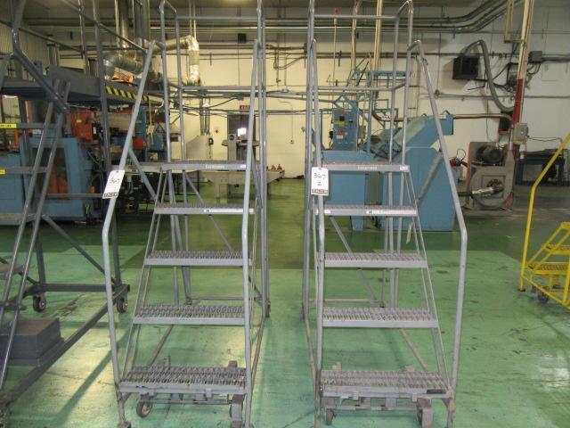 Ladder 5s Rack 5-Step Rolling Work Platform Ladders