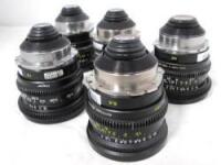 SET OF 5 ZEISS S16 SUPER SPEED LENSES