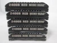 RED MINI-MAG 240GB MEDIA CARDS