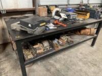 Shop Bench with Contents