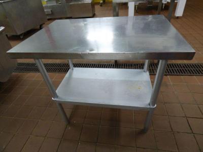 Lot Stainless Steel Tables