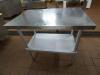 Lot Stainless Steel Tables