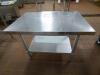 Lot Stainless Steel Tables - 2