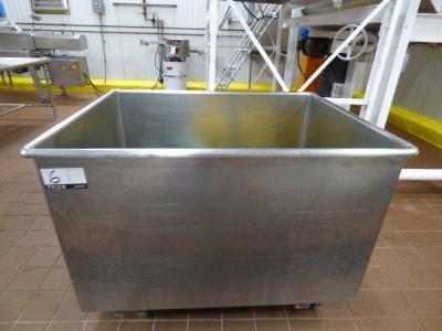 Stainless Steel Rolling Tub