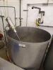 Barge Stainless Steel Single Wall Open Top Mix Tank with Mixer - 2