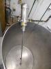 Barge Stainless Steel Single Wall Open Top Mix Tank with Mixer - 3
