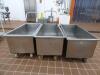 Lot of Stainless Steel Tubs - 2