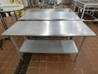 Lot Stainless Steel Tables