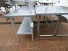 Lot Stainless Steel Tables - 2