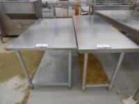 Lot of Stainless Steel Tables