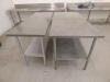 Lot Stainless Steel Tables