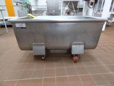 Stainless Steel Rolling Tub