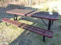 Lot of Commercial Picnic Tables