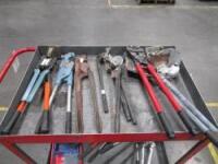 2- Shelf Metal Utility Cart w/Tools