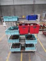 4-Shelf Mobile Cabinet w/Tools