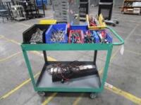2- Shelf Metal Utility Cart w/Tools