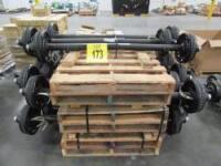 LOT (13) DEXTER MARINE PLT 24 AXELS, HF: 68.00, SC: 43.00, CAPACITY 4800 LBS.