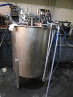 Stainless Steel 140 Gallon Day Tank, Agitator, Pumps, Filteration