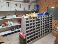 Lot Galvanized Pipe Fittings, Electrical Hardware, Paint and Misc Tools