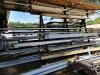 Lot Assorted Steel, Sawhorses and Racking - 5