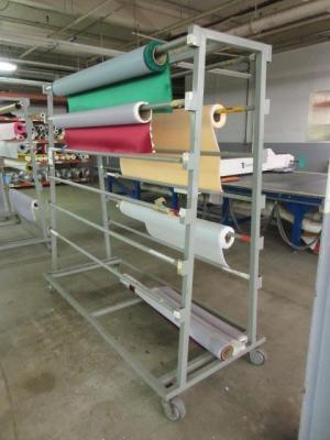 12-Roll Fabric/Material Rack