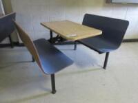4-Person Wall Booths