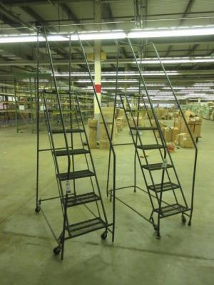 Rolling Warehouse Ladders
