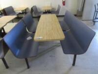 4-Person Wall Booths