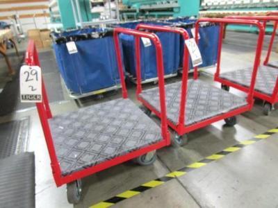 Industrial Carts w/Carpeted Deck